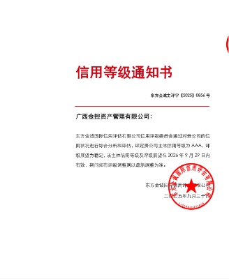 喜报！米兰官方网站-米兰(中国)
获东方金诚AAA主体信用评级